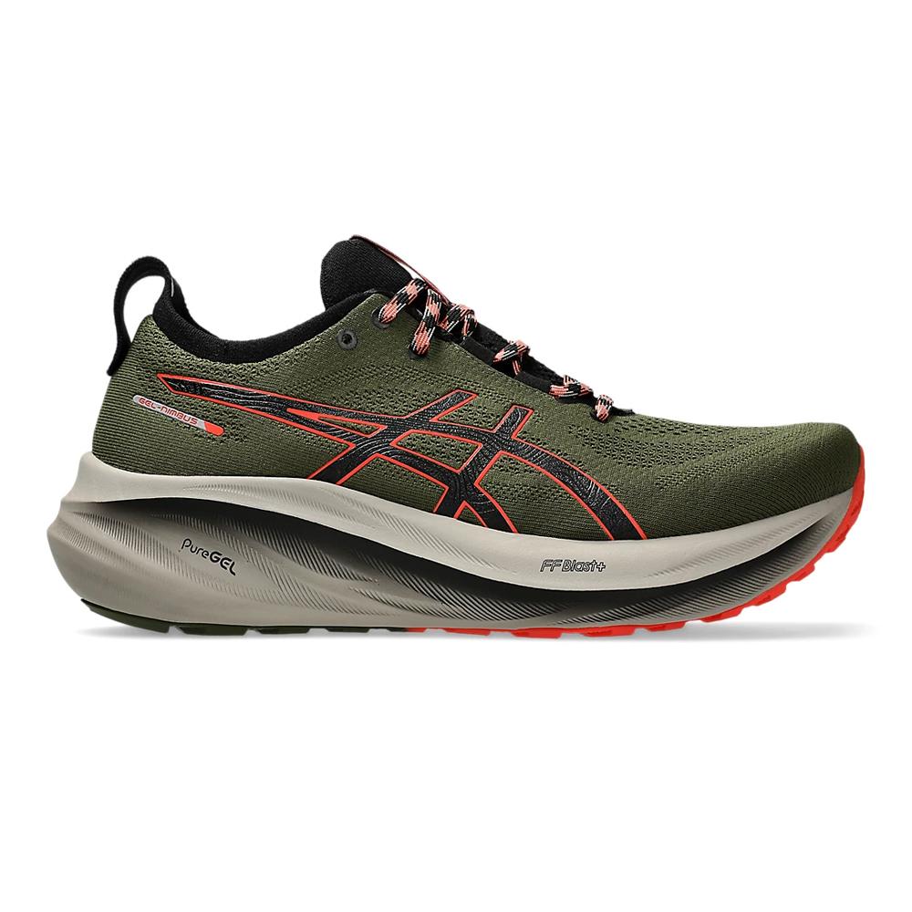 Asics Deportivos Masculino Running Gel Nimbus 26 Tr Nature Bathing/Red Snapper