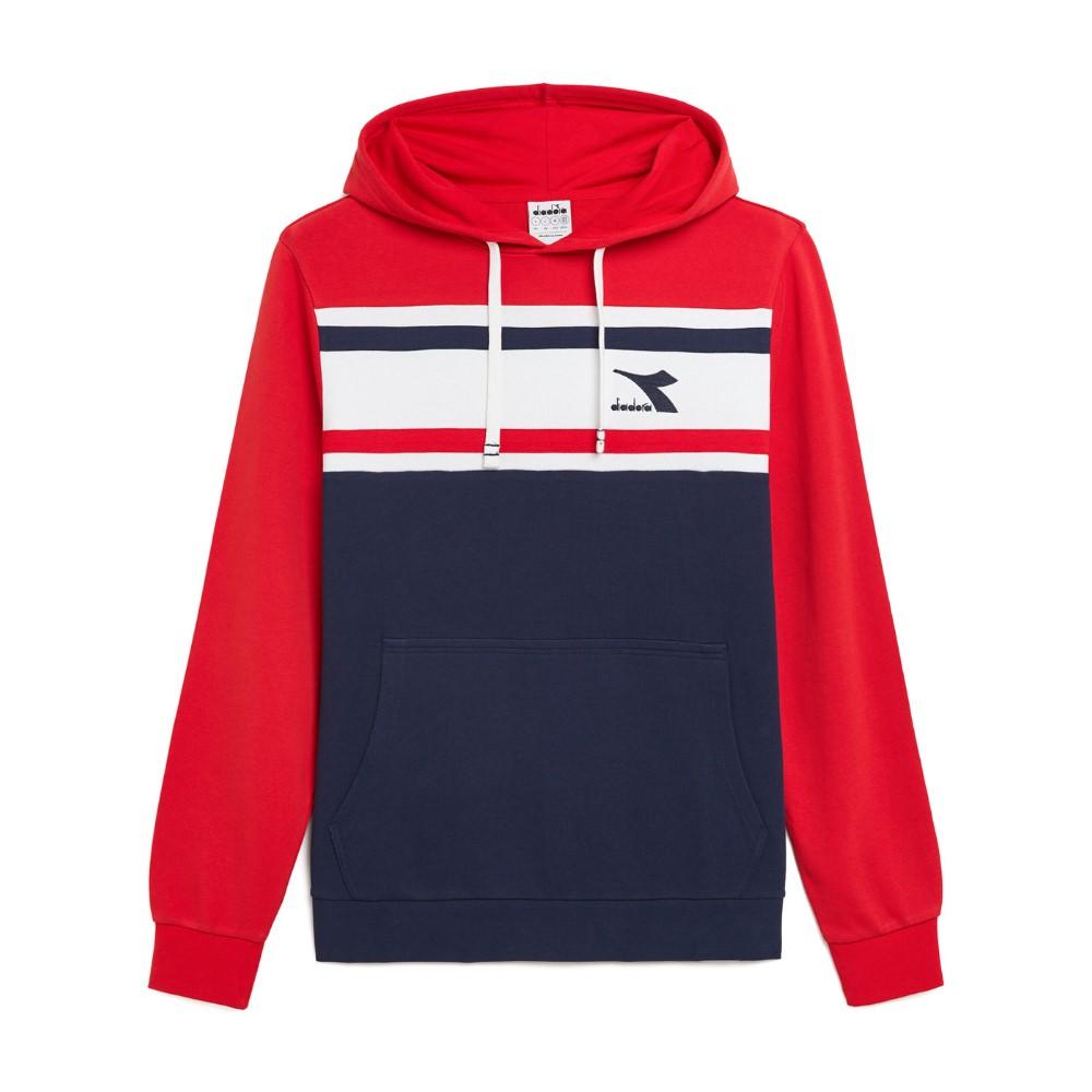 Diadora Hoddie Masculino Hoodie Slam Carmine Red