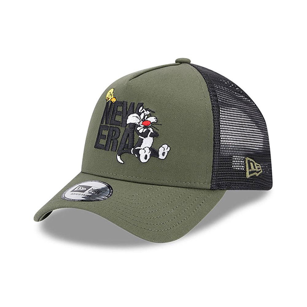 60364252 New Era Gorros Enteretenimiento 9Forty Snapback Looney Tunes Trucker Cap Green/Black