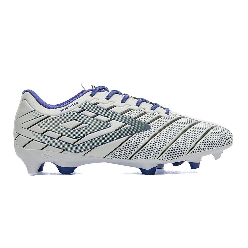 Umbro Campo Masculino Futbol Velocita Elixir Club Blanco/Preto/Azul