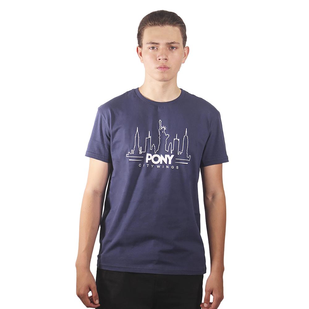 Pony Remeras Masculino Brooklyn Marino