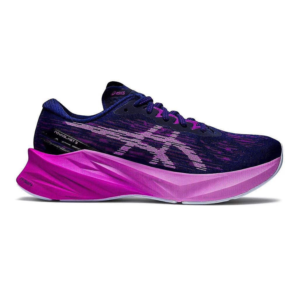 Asics Running Femenino Novablast 3 Dive Blue/Lavender Glow