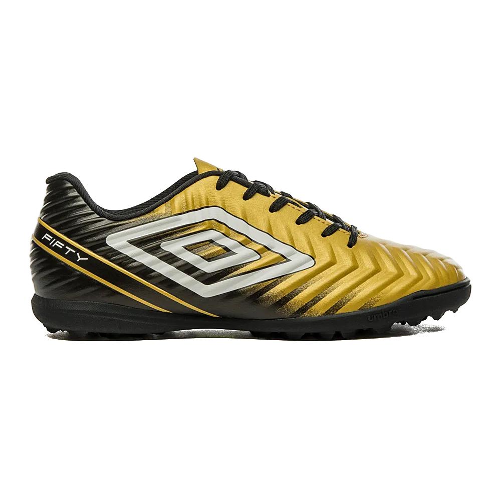 Umbro Futbol Society Unisex Fifty V Dorado/Negro/Blanco