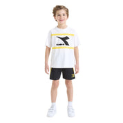 Diadora Conjuntos Junior Set Ss Sport Art Optical White