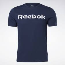 Reebok Masculino Gs Reebok Linear Read Tee Vector Navy/White