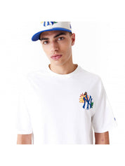 New Era Remeras MLB Floral Grphc Os Tee Neyyan White