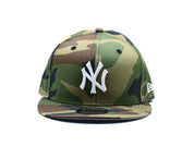 11941920 New Era Gorros MLB 9Fifty Snapback New York Yankees Green/Camouflage/Grey