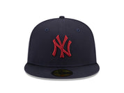 New Era Gorros MLB New York Yankees 59Fifty Navy/Bordo