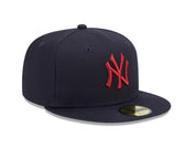 New Era Gorros MLB New York Yankees 59Fifty Navy/Bordo