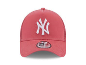 60364440 New Era Gorros  MLB 9Forty New York Yankees Dark Pink/White