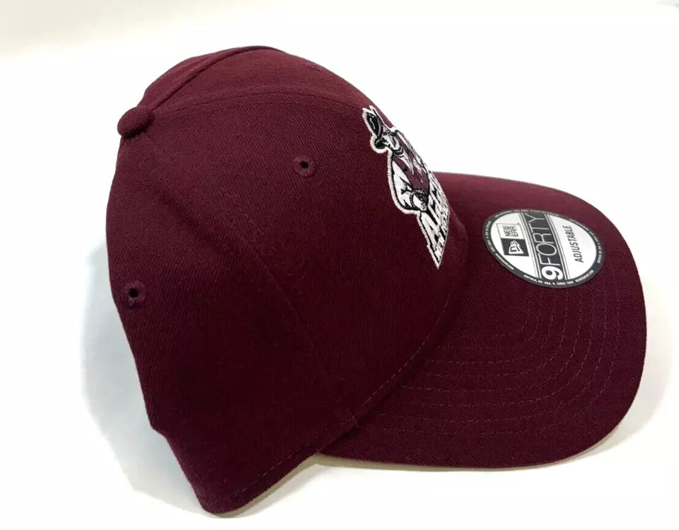 MAZ-New Era Gorros NCAA 9Forty New Mexico State Aggies Bordo/Bordo