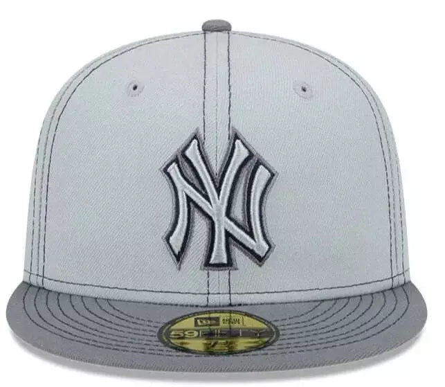 MAZ-New Era Gorros MLB 59Fifty New York Yankees Grey/Dark Grey